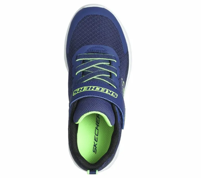 Skechers Microspec II 8211 Zovrix Navy Blk Lime Kids Athletic Shoes and Sneakers Skechers Microspec II 8211 Zovrix Navy Blk Lime Kids Athletic Shoes and Sneakers