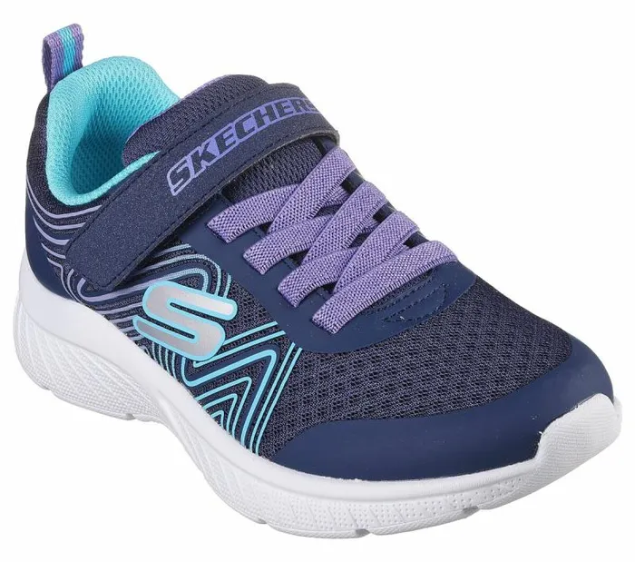 Skechers Microspec Plus 8211 Swirl Sweet Navy Multi Kids Athletic Shoes and Sneakers Skechers Microspec Plus 8211 Swirl Sweet Navy Multi Kids Athletic Shoes and Sneakers