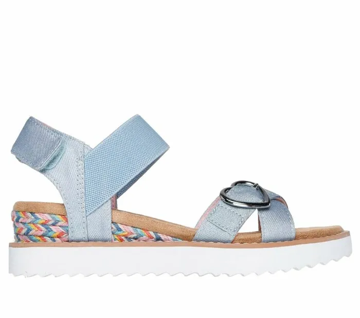 Skechers Miss Desert Hi Light Denim Kids Sandals