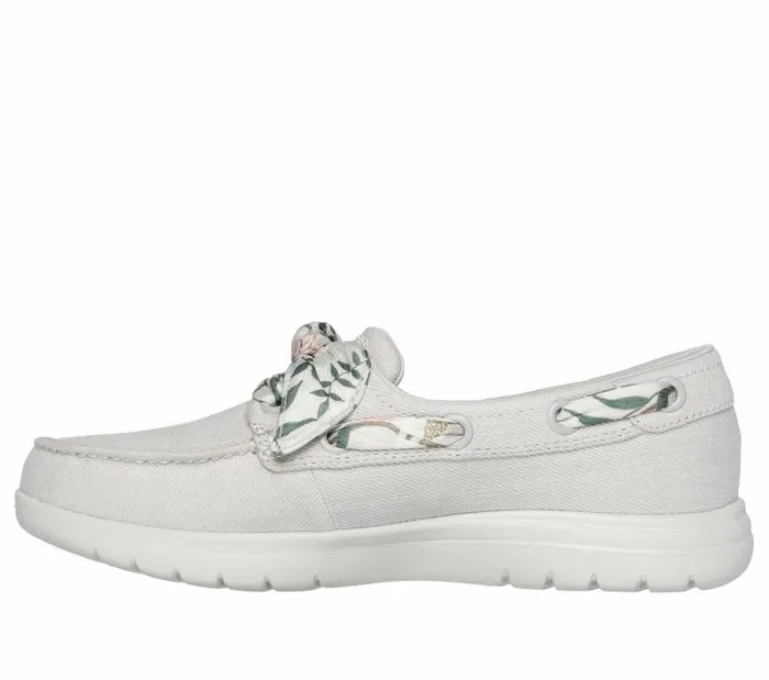 Skechers OntheGO Flex 8211 Seaside Daisy Natural Women Boat Shoes Skechers OntheGO Flex 8211 Seaside Daisy Natural Women Boat Shoes