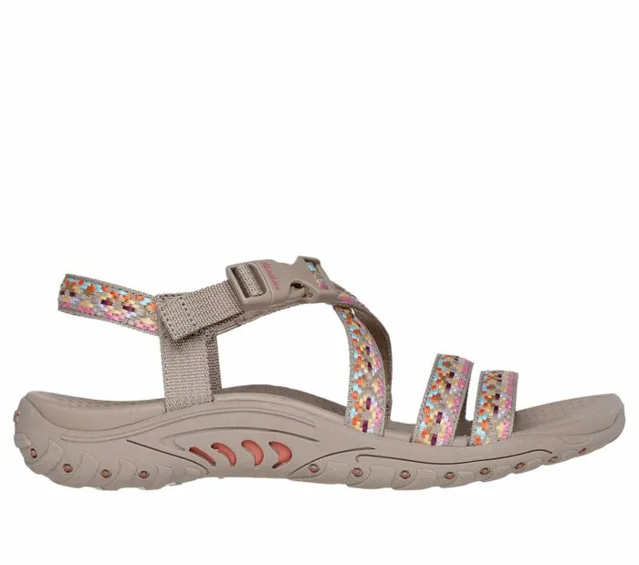 Skechers Reggae 8211 Dream Weaver Taupe Multi Women Sandals