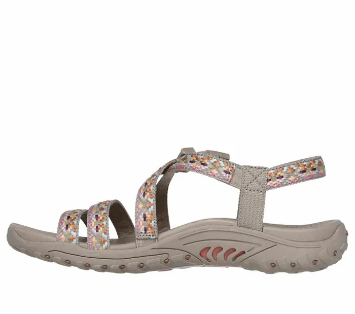 Skechers Reggae 8211 Dream Weaver Taupe Multi Women Sandals Skechers Reggae 8211 Dream Weaver Taupe Multi Women Sandals