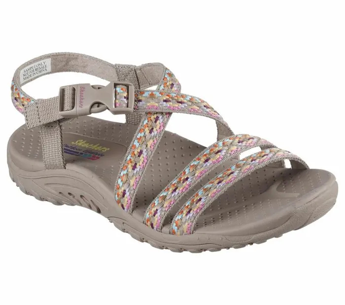 Skechers Reggae 8211 Dream Weaver Taupe Multi Women Sandals Skechers Reggae 8211 Dream Weaver Taupe Multi Women Sandals