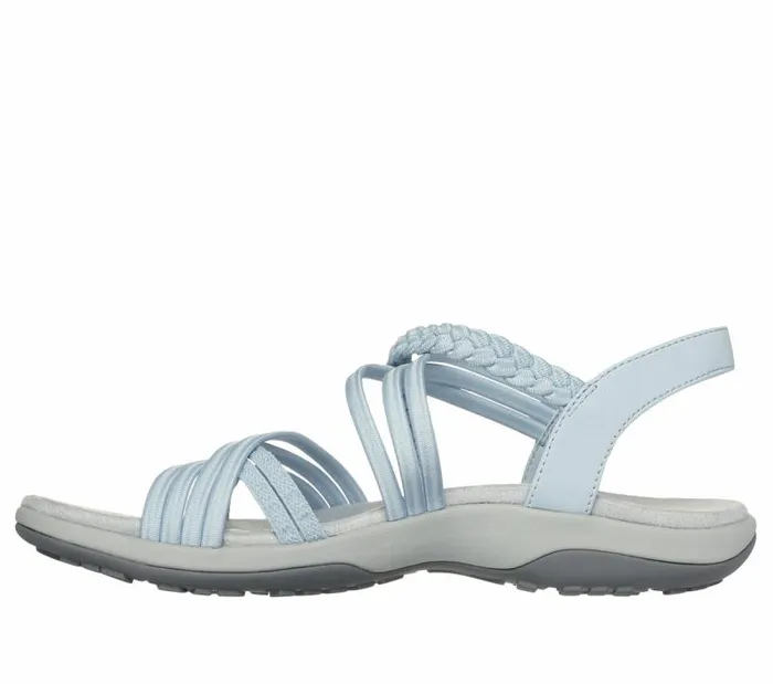 Skechers Reggae Slim 8211 InLove Light Blue Women Sandals Skechers Reggae Slim 8211 InLove Light Blue Women Sandals