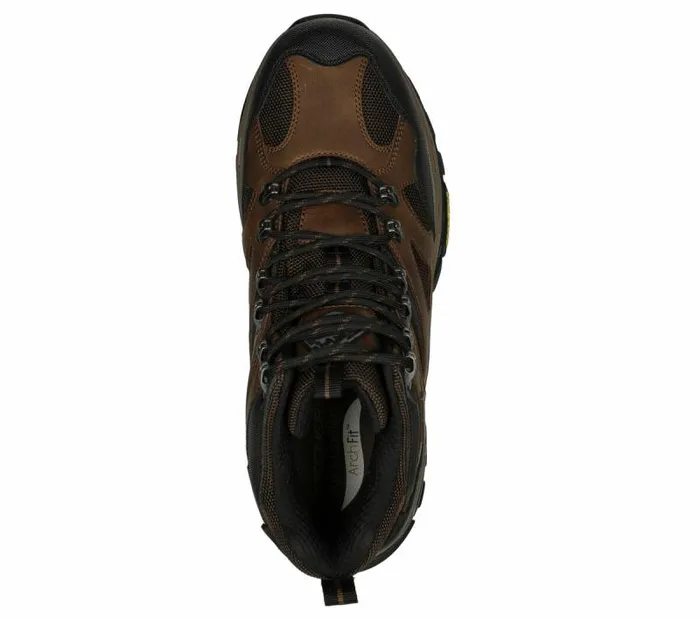 Skechers Relaxed Fit Arch Fit Tarver 8211 Ryland Brown Black Men Boots