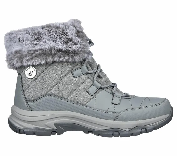 Skechers Relaxed Fit Trego8211 Winter Feelings Gray Women Boots