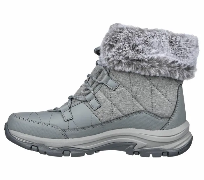 Skechers Relaxed Fit Trego8211 Winter Feelings Gray Women Boots Skechers Relaxed Fit Trego8211 Winter Feelings Gray Women Boots
