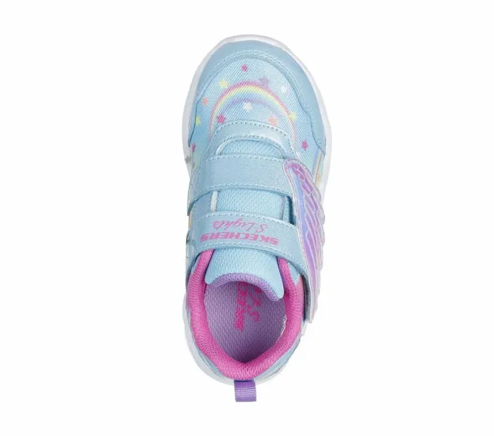 Skechers S Lights Twisty Glow Turquoise Multi Kids Athletic Shoes and Sneakers Skechers S Lights Twisty Glow Turquoise Multi Kids Athletic Shoes and Sneakers