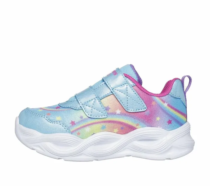 Skechers S Lights Twisty Glow Turquoise Multi Kids Athletic Shoes and Sneakers Skechers S Lights Twisty Glow Turquoise Multi Kids Athletic Shoes and Sneakers