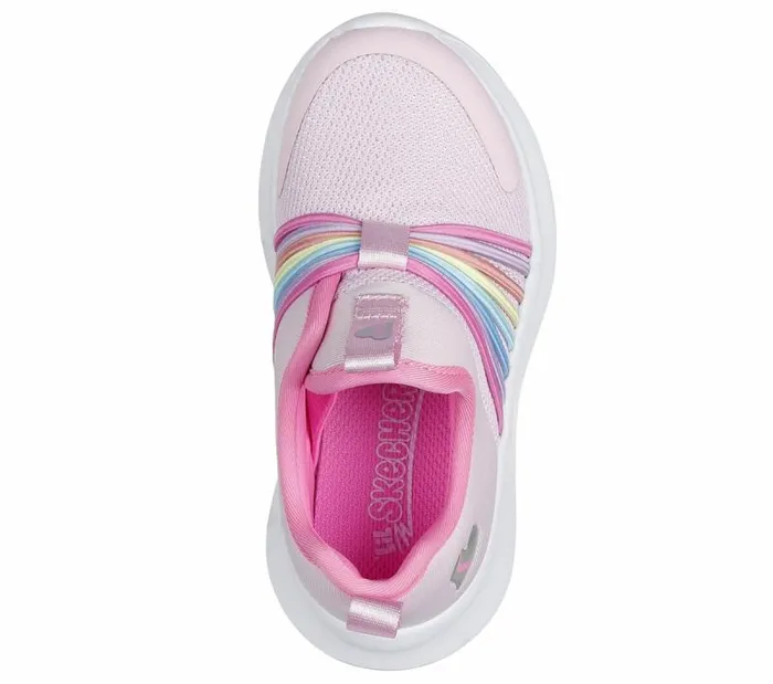 Skechers SkechFast 8211 Rainbow Fantastic Light Pink Kids Athletic Shoes and Sneakers Skechers SkechFast 8211 Rainbow Fantastic Light Pink Kids Athletic Shoes and Sneakers