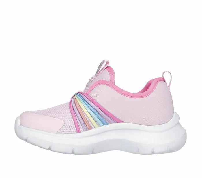 Skechers SkechFast 8211 Rainbow Fantastic Light Pink Kids Athletic Shoes and Sneakers Skechers SkechFast 8211 Rainbow Fantastic Light Pink Kids Athletic Shoes and Sneakers
