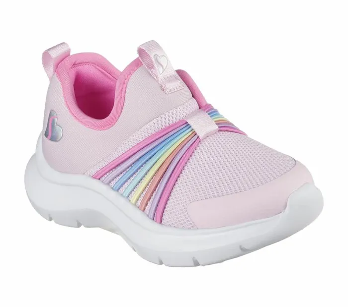 Skechers SkechFast 8211 Rainbow Fantastic Light Pink Kids Athletic Shoes and Sneakers Skechers SkechFast 8211 Rainbow Fantastic Light Pink Kids Athletic Shoes and Sneakers