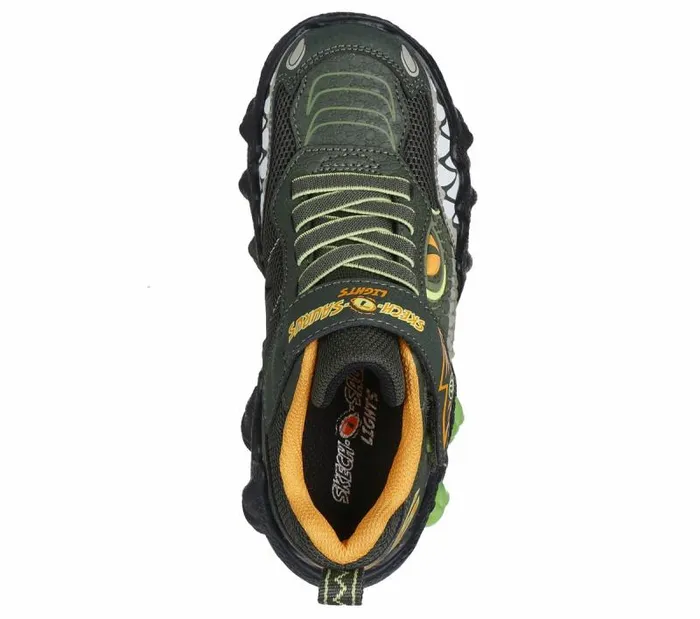 Skechers SkechOSaurus Light 20 Olive Kids Athletic Shoes and Sneakers Skechers SkechOSaurus Light 20 Olive Kids Athletic Shoes and Sneakers