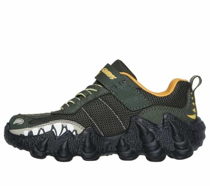 Skechers SkechOSaurus Light 20 Olive Kids Athletic Shoes and Sneakers Skechers SkechOSaurus Light 20 Olive Kids Athletic Shoes and Sneakers