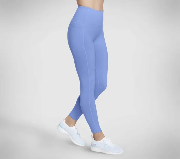 Skechers Skechers GO WALK HW Legging Periwinkle Women Bottoms Skechers Skechers GO WALK HW Legging Periwinkle Women Bottoms