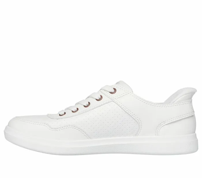Skechers Skechers Slipins BOBS D039Vine 8211 So Flattered White Women Casual Sneakers