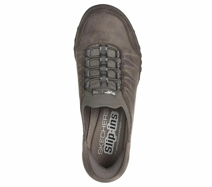 Skechers Skechers Slipins BreatheEasy 8211 HomeBody Dark Taupe Women Casual Sneakers Skechers Skechers Slipins BreatheEasy 8211 HomeBody Dark Taupe Women Casual Sneakers
