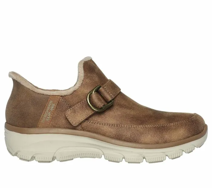 Skechers Skechers Slipins Easy Going 8211 Fun Habits Tan Women Boots