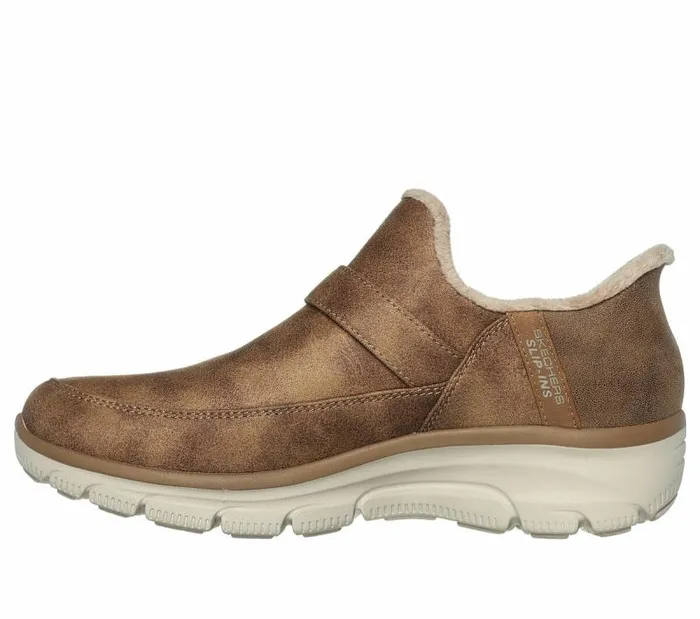 Skechers Skechers Slipins Easy Going 8211 Fun Habits Tan Women Boots Skechers Skechers Slipins Easy Going 8211 Fun Habits Tan Women Boots