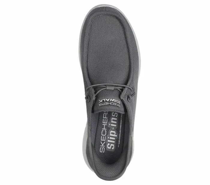 Skechers Skechers Slipins GO WALK Max 8211 Beach Casual Gray Men Casual Sneakers