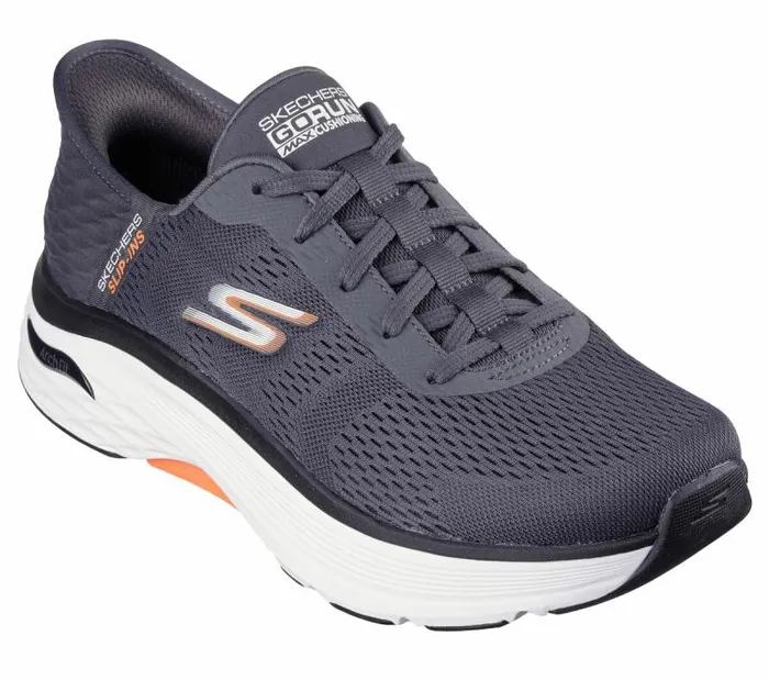 Skechers Skechers Slipins Max Cushioning Arch Fit 8211 Game Charcoalblack Men Athletic Sneakers