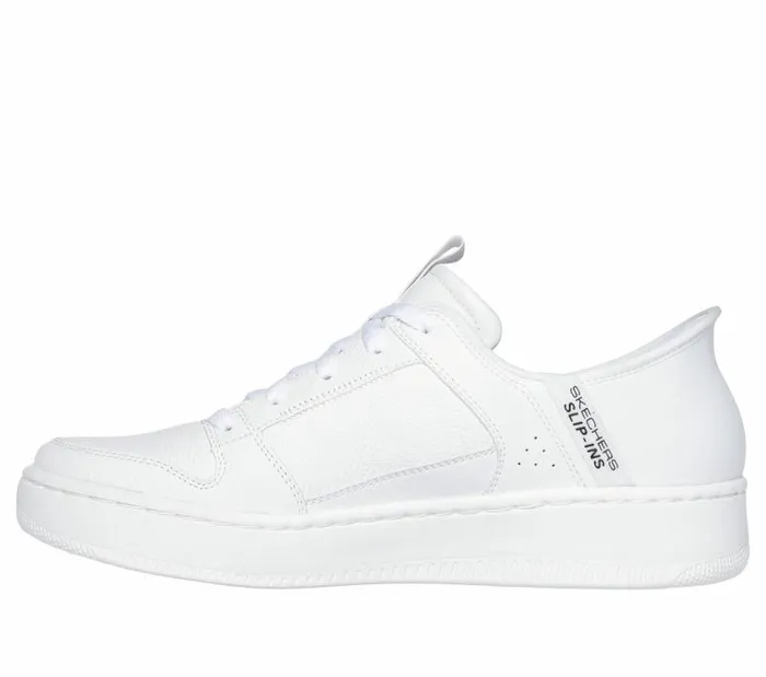 Skechers Skechers Slipins Sport Court 92 8211 Distown White Men Casual Sneakers