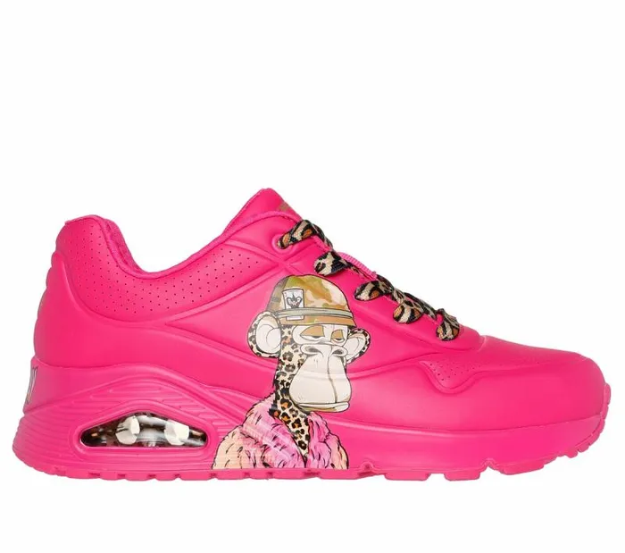 Skechers Snoop Dogg Uno 8211 Dr Bombay Hot Pink Women Casual Sneakers