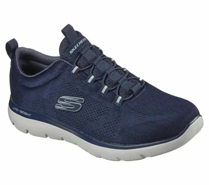 Skechers Summits 8211 Louvin Navy Men SlipOns Skechers Summits 8211 Louvin Navy Men SlipOns