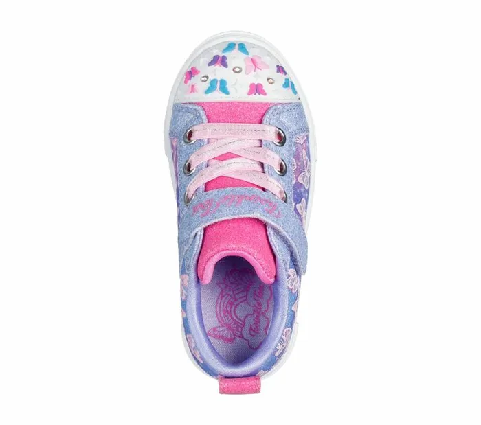 Skechers Twinkle Toes Twinkle Sparks 8211 Ombre Flutter Lavender Multi Kids Athletic Shoes and Sneakers Skechers Twinkle Toes Twinkle Sparks 8211 Ombre Flutter Lavender Multi Kids Athletic Shoes and Sneakers
