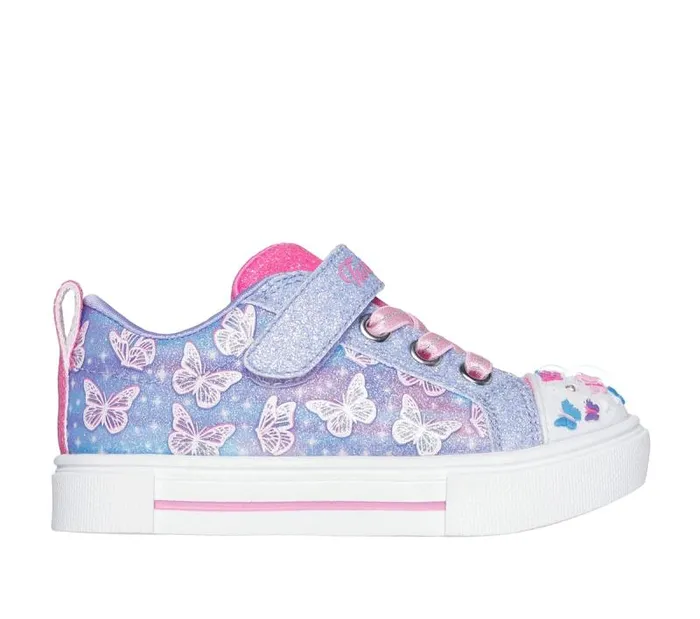 Skechers Twinkle Toes Twinkle Sparks 8211 Ombre Flutter Lavender Multi Kids Athletic Shoes and Sneakers Skechers Twinkle Toes Twinkle Sparks 8211 Ombre Flutter Lavender Multi Kids Athletic Shoes and Sneakers