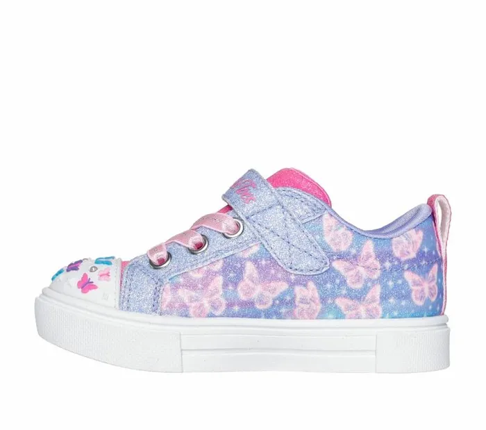 Skechers Twinkle Toes Twinkle Sparks 8211 Ombre Flutter Lavender Multi Kids Athletic Shoes and Sneakers Skechers Twinkle Toes Twinkle Sparks 8211 Ombre Flutter Lavender Multi Kids Athletic Shoes and Sneakers