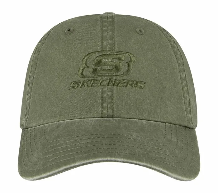 Skechers Washed Dad Hat Olive WomenMen Hats Skechers Washed Dad Hat Olive WomenMen Hats