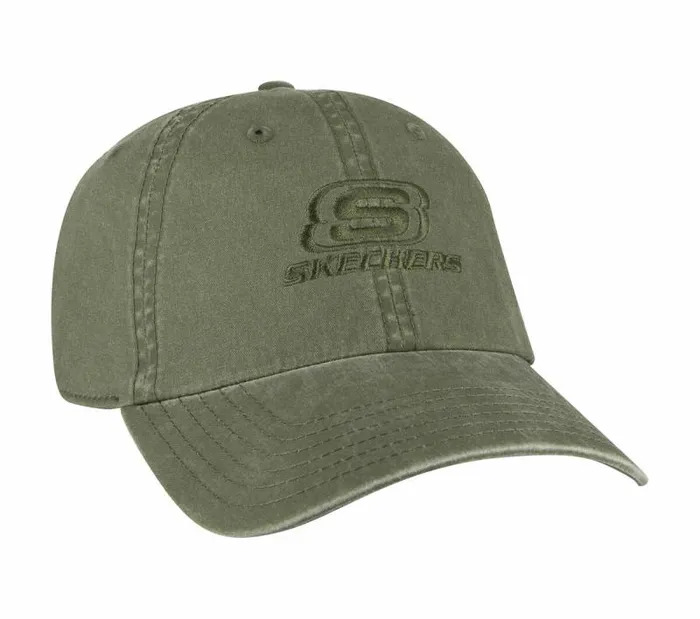 Skechers Washed Dad Hat Olive WomenMen Hats Skechers Washed Dad Hat Olive WomenMen Hats