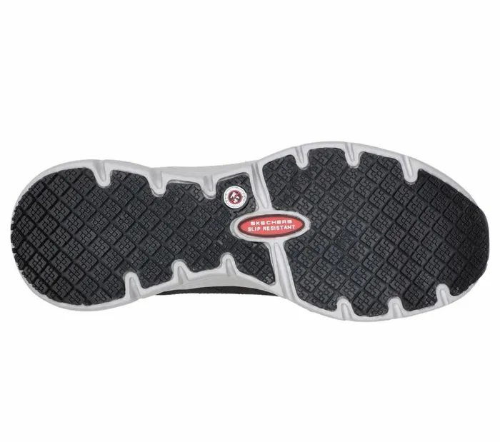 Skechers Work Arch Fit SR 8211 Ebinal Black Gray Women Work and Safety
