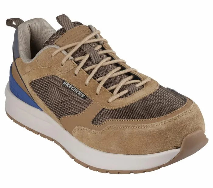 Skechers Work Joggernaut Tan Men Lace Up Skechers Work Joggernaut Tan Men Lace Up