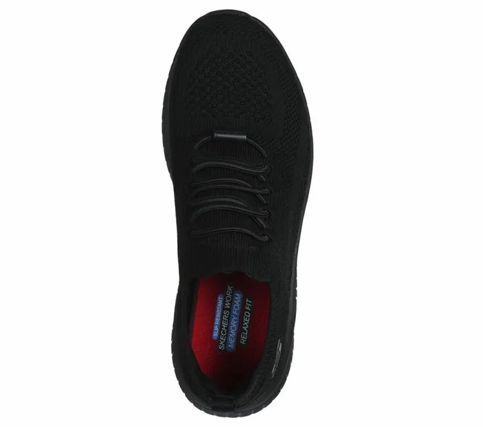 Skechers Work Relaxed Fit BOBS Sport Squad Chaos SR Black Women Work and Safety