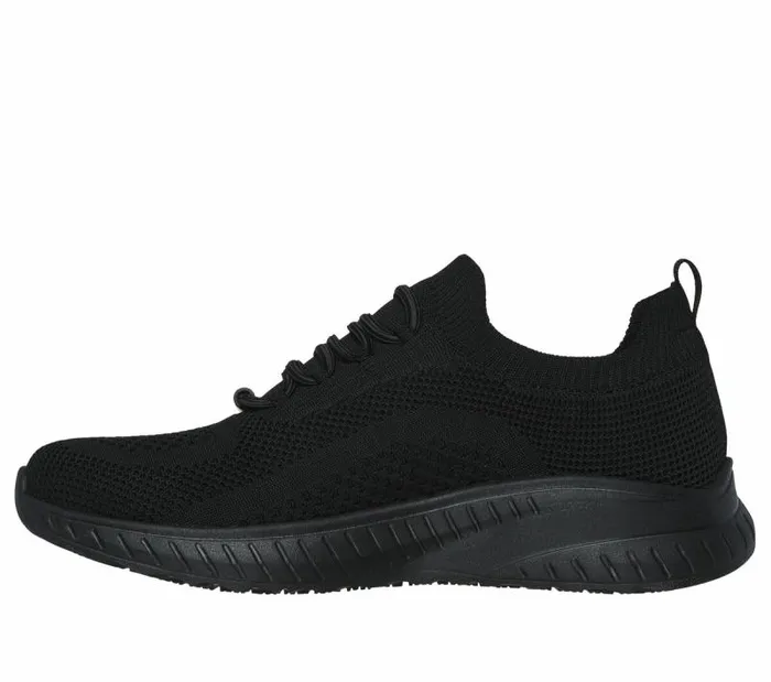 Skechers Work Relaxed Fit BOBS Sport Squad Chaos SR Black Women Work and Safety