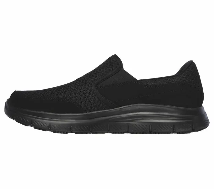Skechers Work Relaxed Fit Flex Advantage 8211 McAllen SR Black Men SlipOns Skechers Work Relaxed Fit Flex Advantage 8211 McAllen SR Black Men SlipOns