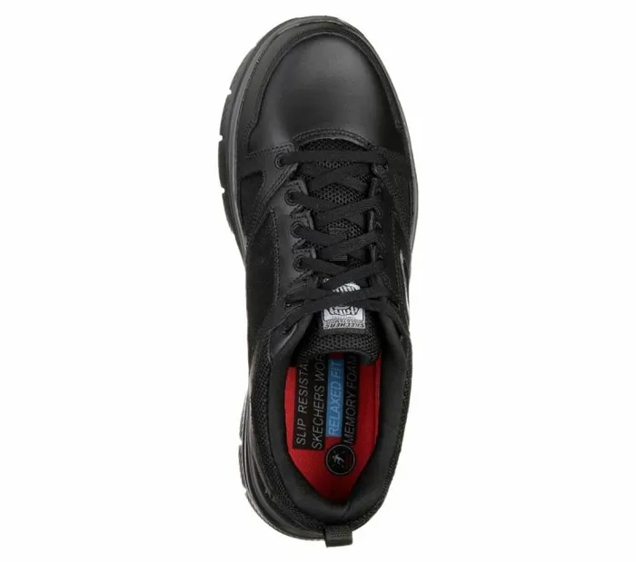 Skechers Work Relaxed Fit Flex Advantage SR Black Men Lace Up Skechers Work Relaxed Fit Flex Advantage SR Black Men Lace Up