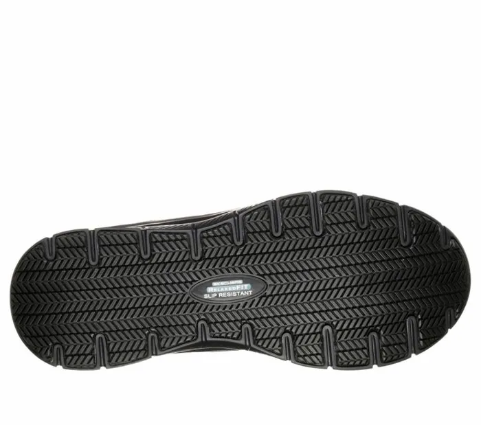 Skechers Work Relaxed Fit Flex Advantage SR Black Men Lace Up Skechers Work Relaxed Fit Flex Advantage SR Black Men Lace Up