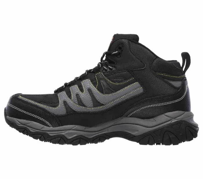 Skechers Work Relaxed Fit Holdredge 8211 Rebem ST Black Charcoal Men Boots Skechers Work Relaxed Fit Holdredge 8211 Rebem ST Black Charcoal Men Boots