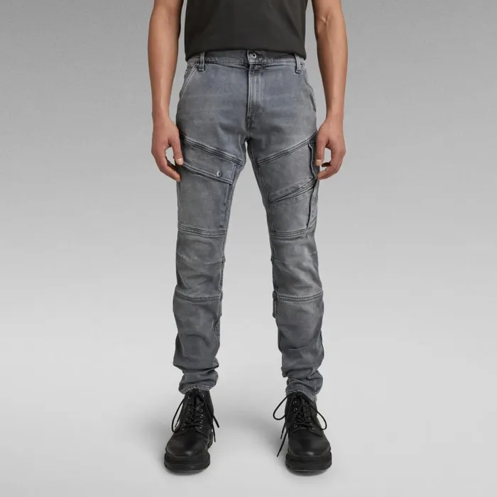 Skinny Men GStar RAW Airblaze 3D Skinny Jeans Sun Faded Moon Grey
