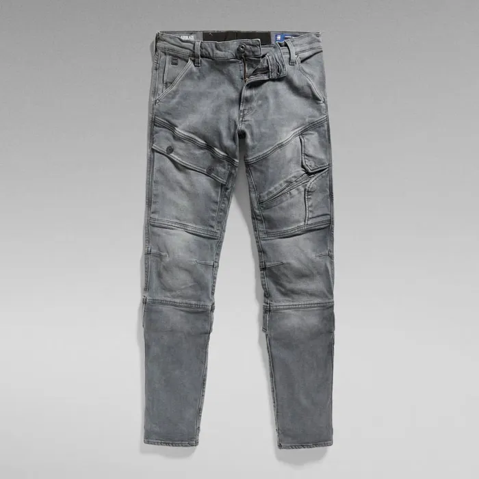 Skinny Men GStar RAW Airblaze 3D Skinny Jeans Sun Faded Moon Grey