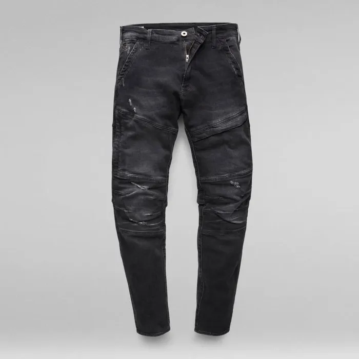 Skinny Men GStar RAW Rackam 3D Skinny Jeans Medium Aged Grey Destroy