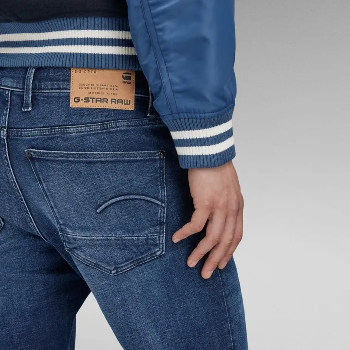 Skinny Men GStar RAW Revend FWD Skinny Jeans Worn In Himalayan Blue