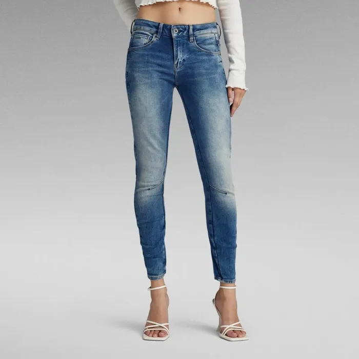 Skinny Women GStar RAW Arc 3D Mid Waist Skinny Jeans Medium Aged