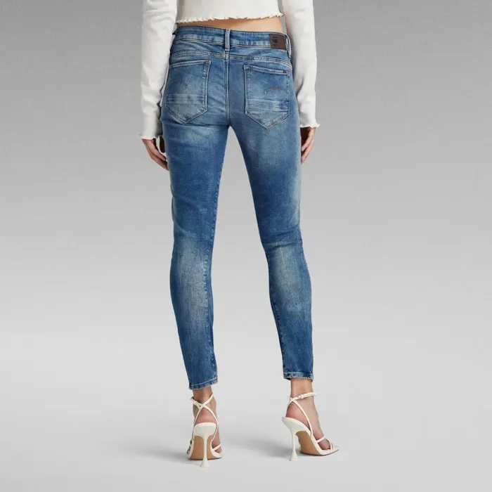 Skinny Women GStar RAW Arc 3D Mid Waist Skinny Jeans Medium Aged