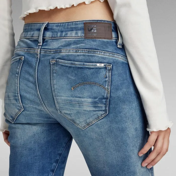 Skinny Women GStar RAW Arc 3D Mid Waist Skinny Jeans Medium Aged