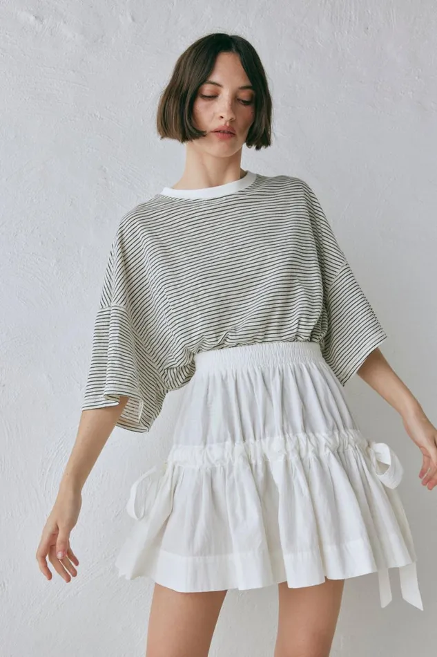 Skirts Women VRG GRL Lily Mini Skirt White Skirts Women VRG GRL Lily Mini Skirt White