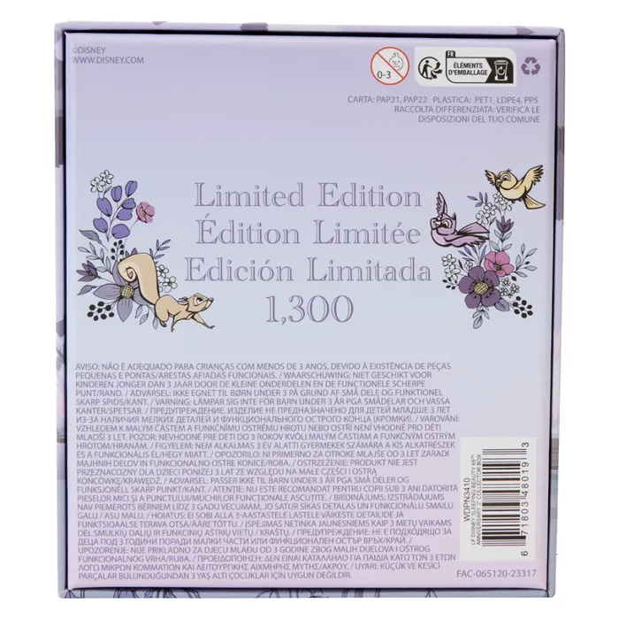 Sleeping Beauty 65th Anniversary Floral Scene 3 Unisex Loungefly Enamel Pins Sleeping Beauty 65th Anniversary Floral Scene 3 Unisex Loungefly Enamel Pins